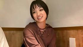 Short Haired, Asian Ill-lit Is Sucking Her Married Lovers